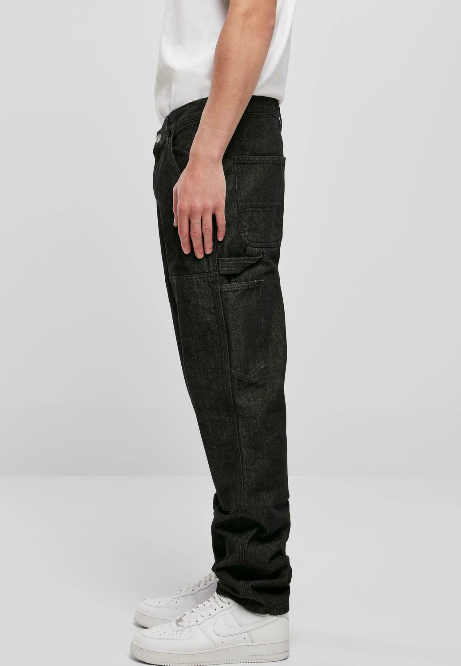URBAN CLASSICS Double - Jean Droit - Realblack Washed 5 URBAN CLASSICS Double - Jean Droit - Realblack Washed – Image 5