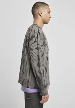 URBAN CLASSICS T-Shirt À Manches Longues - Black/Asphalt -Tenues Mode Boutique 9c679e59e78e47e1912f2b24484f4351