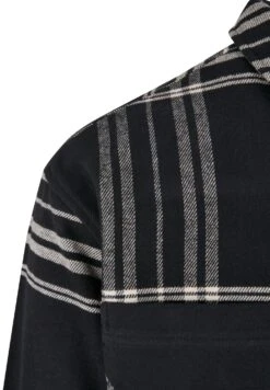 URBAN CLASSICS Long Oversized Checked Summit - Chemise - Black -Tenues Mode Boutique 9f6d23a7792a45068f16646a5ed18bab