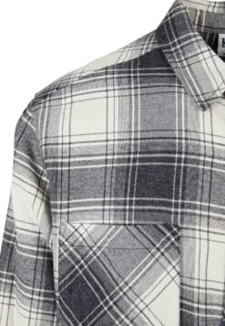 URBAN CLASSICS Mock Check - Chemise - Whitesand Black -Tenues Mode Boutique a148ab13e3df4d36ad9edce1e835d4d6