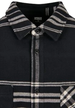 URBAN CLASSICS Long Oversized Checked Summit - Chemise - Black -Tenues Mode Boutique a3705b54680144e58e5522338aa32586