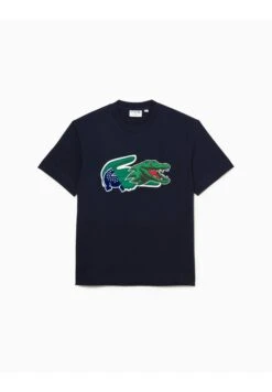 Lacoste Homme - T-Shirt Imprimé - Bleu Marine -Tenues Mode Boutique a3de935da7554955a7e5ed7180280252