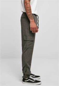 URBAN CLASSICS Comfort Military - Pantalon Cargo - Charcoal -Tenues Mode Boutique a92ce796ec894d13b821c5af9b04beb3