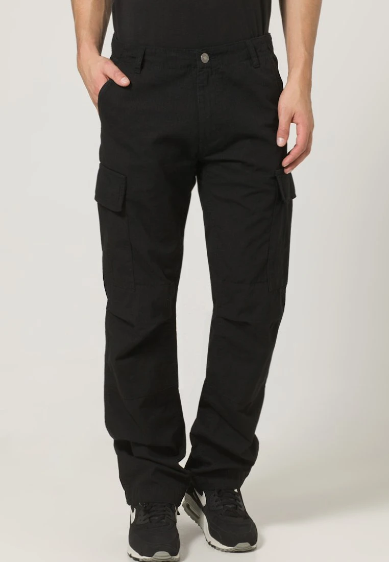 URBAN CLASSICS Camouflage Cargo Pants - Pantalon Cargo - Black 2 URBAN CLASSICS Camouflage Cargo Pants - Pantalon Cargo - Black – Image 2