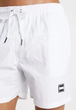 URBAN CLASSICS Block - Short De Bain - White -Tenues Mode Boutique b2b4bfd6b32840078920529aa5bcfdcc