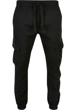 URBAN CLASSICS Zipper D-Ring - Pantalon Cargo - Jet Black -Tenues Mode Boutique bbf50d0eea0d4fd385c6271b6cc4bc9b