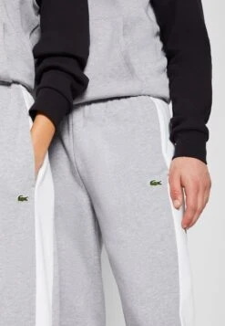 Lacoste Pantalon De Survêtement - Silver-Coloured Chine/White -Tenues Mode Boutique c2311ed5ce5b45aa8680bf034335427d