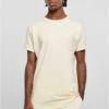 URBAN CLASSICS Long Shaped Turnup - T-Shirt Basique - Whitesand