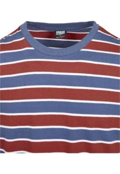 URBAN CLASSICS Yarn Dyed Board Stripe - T-Shirt Basique - Burnedred/Vintageblue 27 URBAN CLASSICS Yarn Dyed Board Stripe - T-Shirt Basique - Burnedred/Vintageblue -Tenues Mode Boutique cca1de6324c148418c93deef7b967448