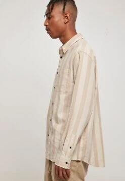 URBAN CLASSICS Chemise - Unionbeige Softseagrass -Tenues Mode Boutique ccf5b0d6d65d45e0a491f3edea304193