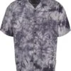 URBAN CLASSICS Tye Dye Viscose Resort Shirt - Chemise - Dark