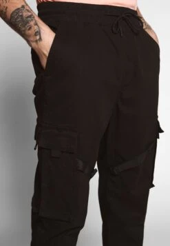 URBAN CLASSICS Tactical Trouser - Pantalon Cargo - Black -Tenues Mode Boutique ce137423adfc40eaae64c223eef66510