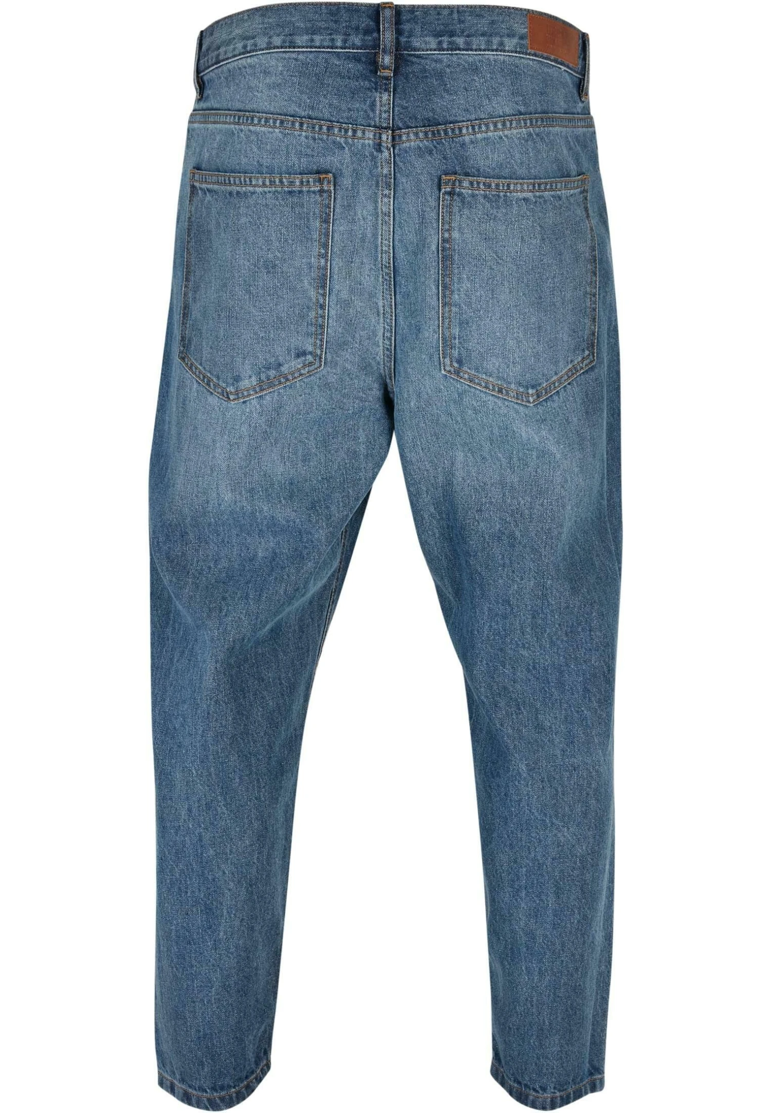 URBAN CLASSICS Cropped Tapered - Jeans Fuselé - Middeepblue 9 URBAN CLASSICS Cropped Tapered - Jeans Fuselé - Middeepblue – Image 9