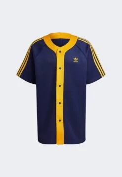 Adidas Originals Cl Ss Bb - Chemise - Dark Blue Crew Yellow -Tenues Mode Boutique d11e525a9b894ec082fd9f317dd7b6a8