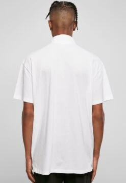 URBAN CLASSICS Boxy Zip - T-Shirt Imprimé - White -Tenues Mode Boutique da30bc6992354f778e1a694f10ee197f