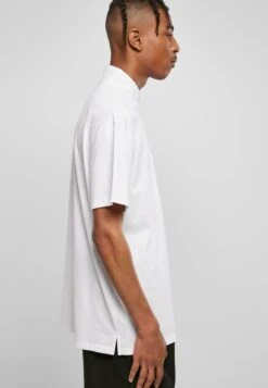 URBAN CLASSICS Boxy Zip - T-Shirt Imprimé - White -Tenues Mode Boutique e2e2380e1f10485092e9c6c10deb8cae