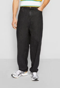 URBAN CLASSICS Jean Boyfriend - Black Acid Washed