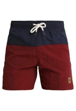 URBAN CLASSICS Block - Short De Bain - Navy/Burgundy -Tenues Mode Boutique ebe899c36fb0499094a8b2ff302bc9bc