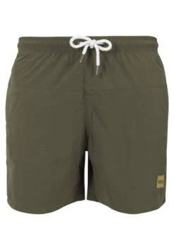 URBAN CLASSICS Block - Short De Bain - Olive -Tenues Mode Boutique ee963c2af4834248af77095fc7913311