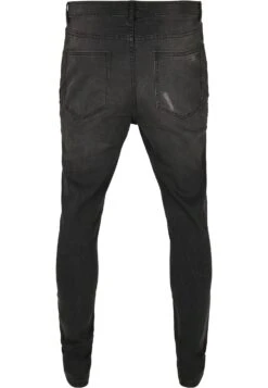URBAN CLASSICS Heavy Destroyed Slim Fit Jeans - Jean Slim - Realblk Heavy Destroyed Washed 15 URBAN CLASSICS Heavy Destroyed Slim Fit Jeans - Jean Slim - Realblk Heavy Destroyed Washed -Tenues Mode Boutique ef3e3638929b43cfb161be16af061400