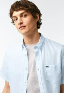 Lacoste Chemise - Bleu Clair -Tenues Mode Boutique f0b7a73a3a8d41d3b7493179fb7a4b41
