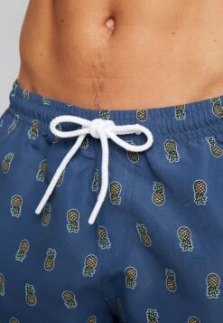 URBAN CLASSICS Pineapple Swim Shorts - Short De Bain - Vintage Blue 7 URBAN CLASSICS Pineapple Swim Shorts - Short De Bain - Vintage Blue -Tenues Mode Boutique f30e8dbc2a5446cb9a0edfd3bc165aac