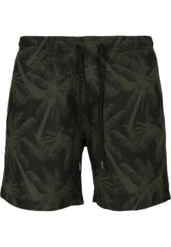 URBAN CLASSICS Pattern - Short De Bain - Palm/Olive -Tenues Mode Boutique f41148383c384b90856c71d82626794c