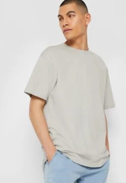 URBAN CLASSICS Heavy - T-Shirt Basique - Lightasphalt -Tenues Mode Boutique f470c4a01d5a4a67b76175f960e0508a