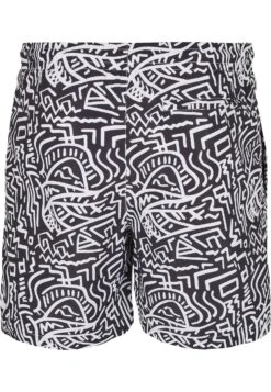 URBAN CLASSICS Pattern - Short De Bain - Signs Aop -Tenues Mode Boutique f7edbfb566d5409b81904f3edf7e0f9f