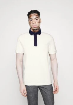 Lacoste Ev - Polo - Flour/Navy Blue
