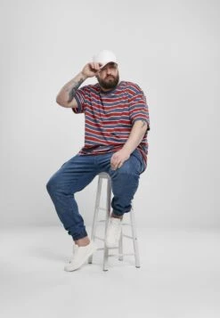 URBAN CLASSICS Yarn Dyed Board Stripe - T-Shirt Basique - Burnedred/Vintageblue 23 URBAN CLASSICS Yarn Dyed Board Stripe - T-Shirt Basique - Burnedred/Vintageblue -Tenues Mode Boutique fbb247cdcff749ff8b923875df9035d3