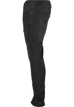 URBAN CLASSICS Heavy Destroyed Slim Fit Jeans - Jean Slim - Realblk Heavy Destroyed Washed 17 URBAN CLASSICS Heavy Destroyed Slim Fit Jeans - Jean Slim - Realblk Heavy Destroyed Washed -Tenues Mode Boutique fe8af74a803a486d835f766608618708