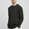 URBAN CLASSICS Oversized Shaped Double Layer Tee - T-Shirt À Manches Longues - Black/Black