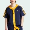 Adidas Originals Cl Ss Bb - Chemise - Dark Blue Crew Yellow